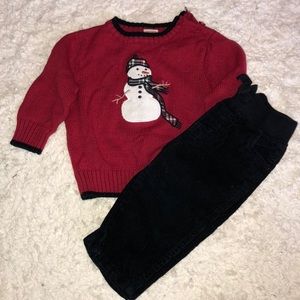 6-12 Month Baby Boy Holiday Outfit